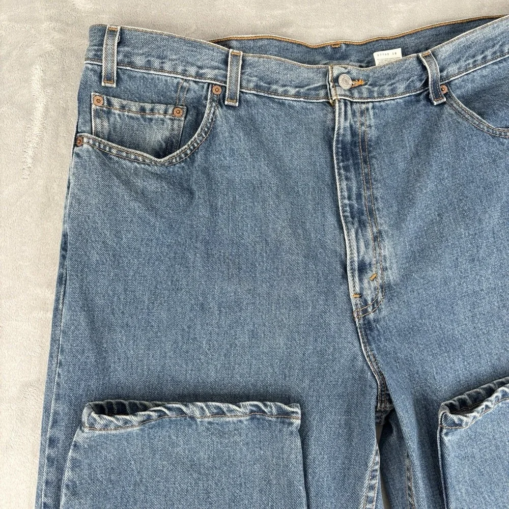 Levi's 550‎ Relaxed Fit Jeans Men 42x36 (Fits 41x36) Blue Denim USA Made Vintage